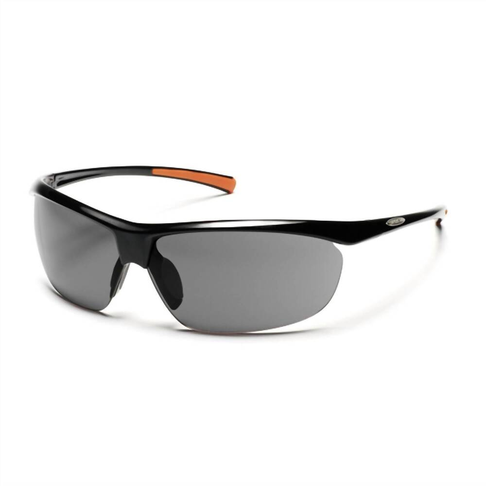 NEW SUNCLOUD unisex - zephyr sunglasses in black / polarized gray